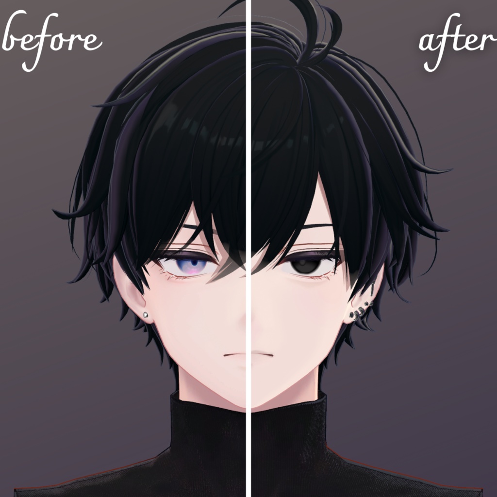 【狛乃・komano対応】downer Makeup Texture 【3D Texture】