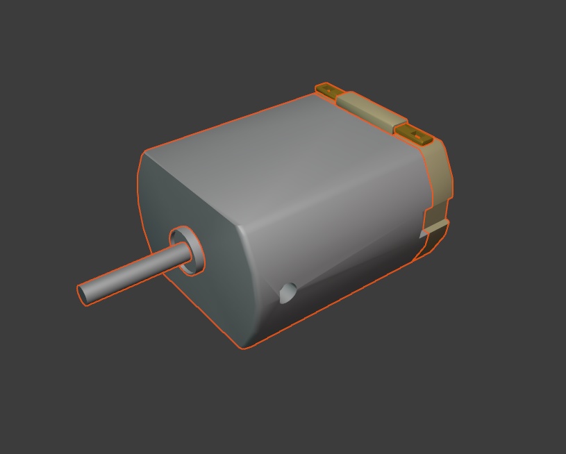 [3D model] DCモーター01