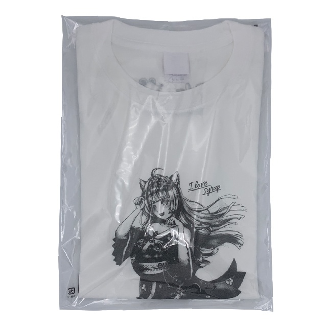 氷花りのTシャツ ホワイト