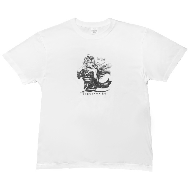 氷花りのTシャツ ホワイト