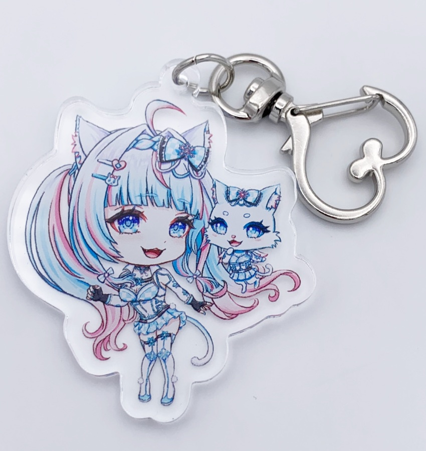 氷花りの RACING「Ｓ」アクリルキーホルダー 【高さ約55mm / 厚み3mm】