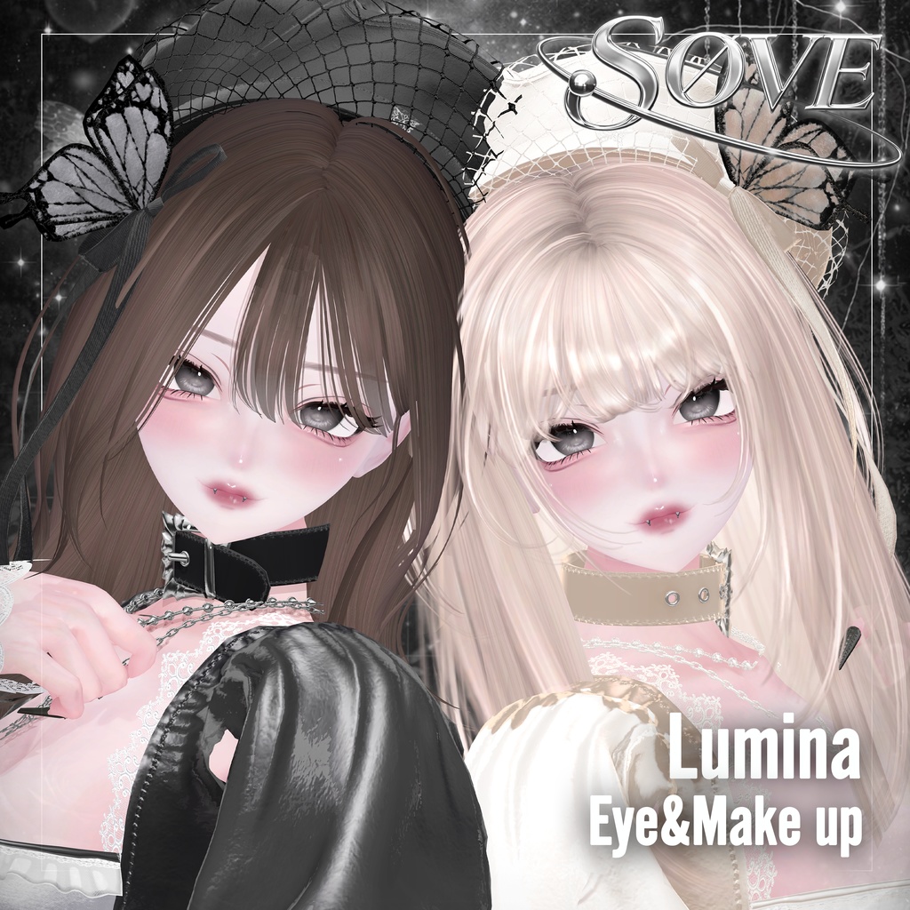 【LUMINA/ルミナ対応】Makeup&eyes+FaceBlendShape
