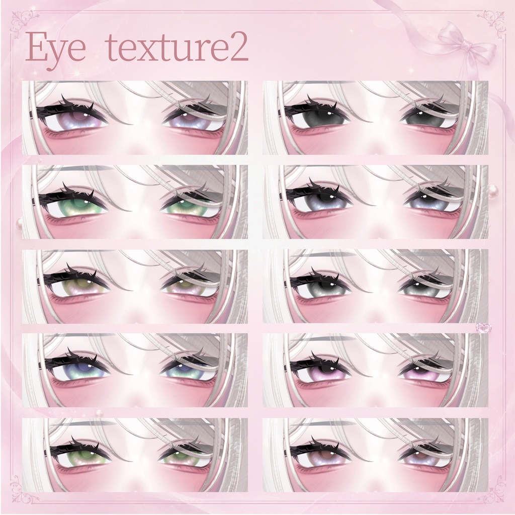 【海咲/Misaki】3Type Filter Make up texture + Body texture & 2Type Eye texture