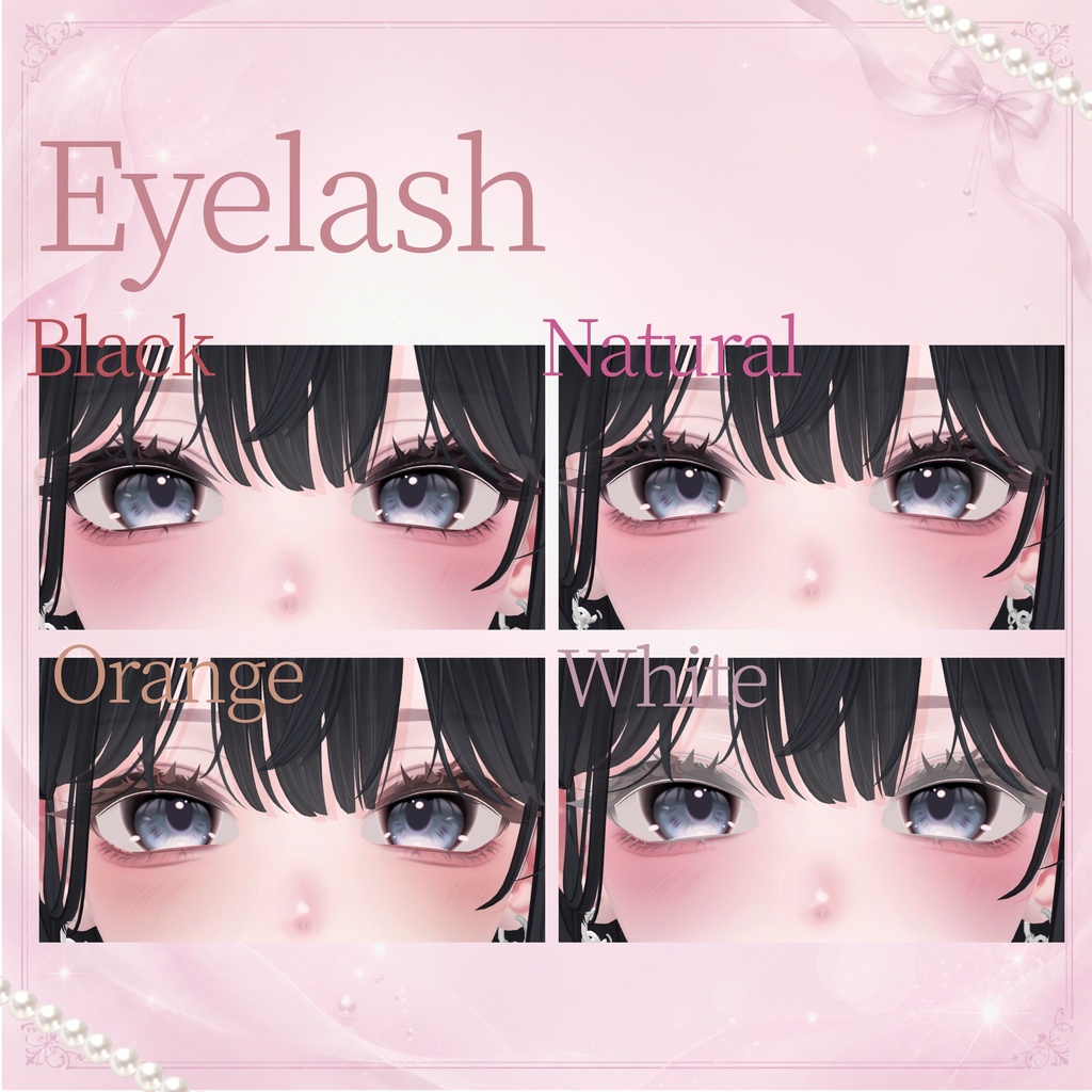 【海咲/Misaki】3Type Filter Make up texture + Body texture & 2Type Eye texture