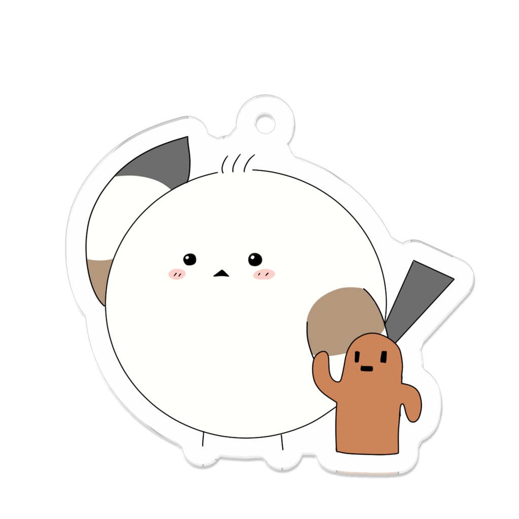 だいふく　アクリルキーホルダー（ハニワ）