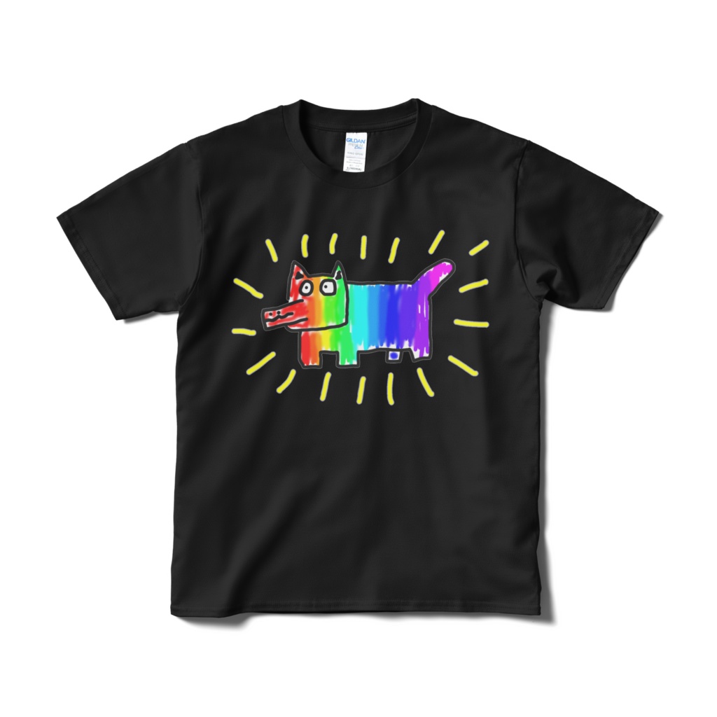 ゲーミングイッヌ ブラックT