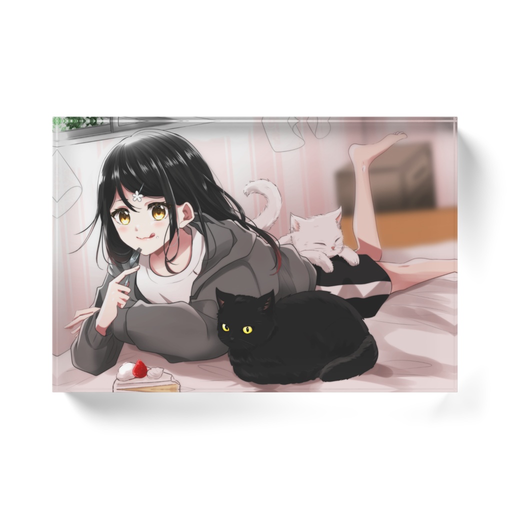 アクリルブロック(誕生日イラスト)