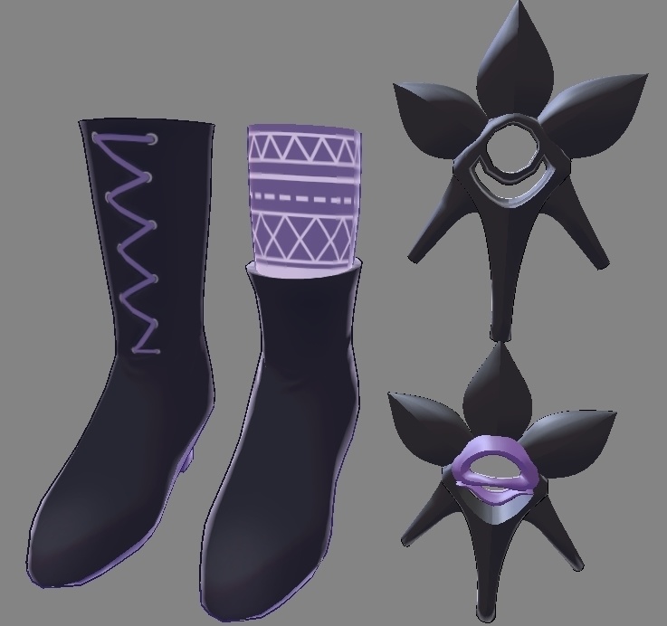 星界ちゃん髪飾り+靴