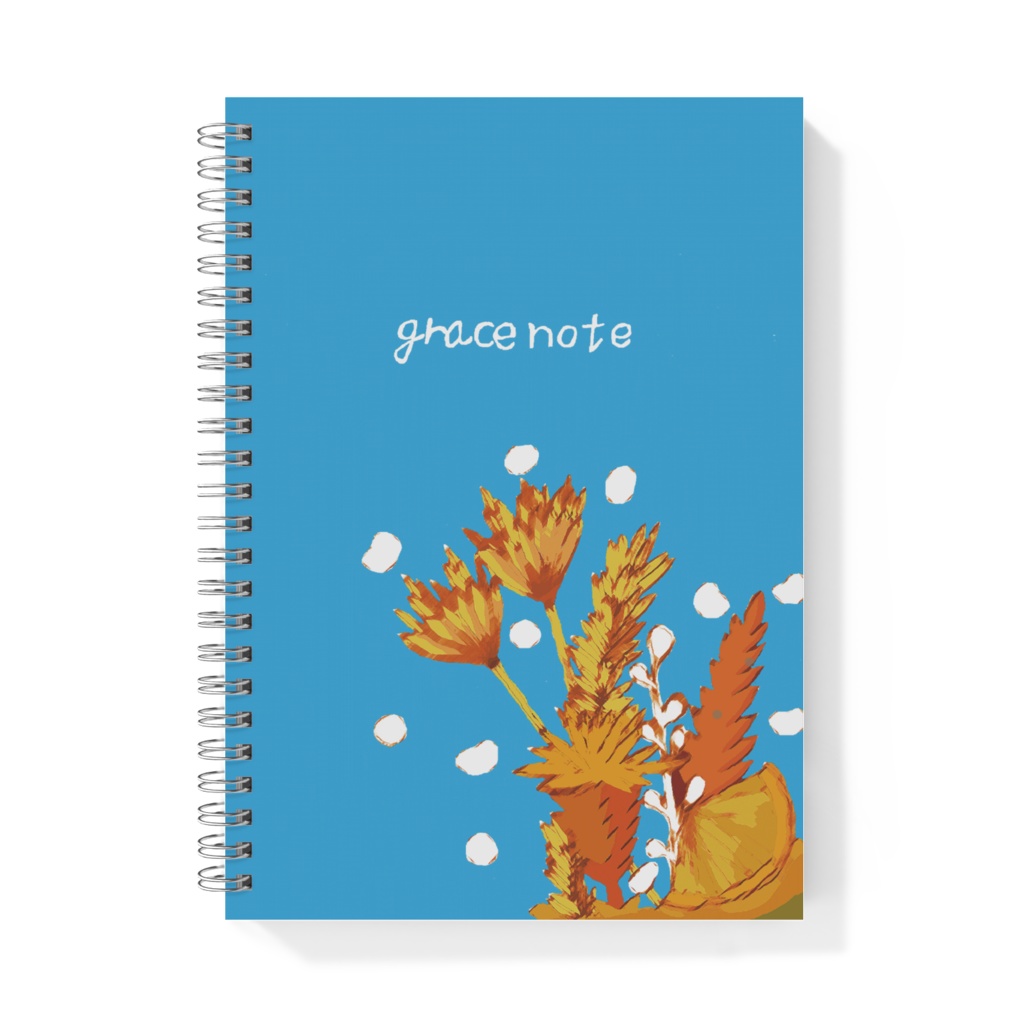 イメージハーバリウムのシルバーリングノート