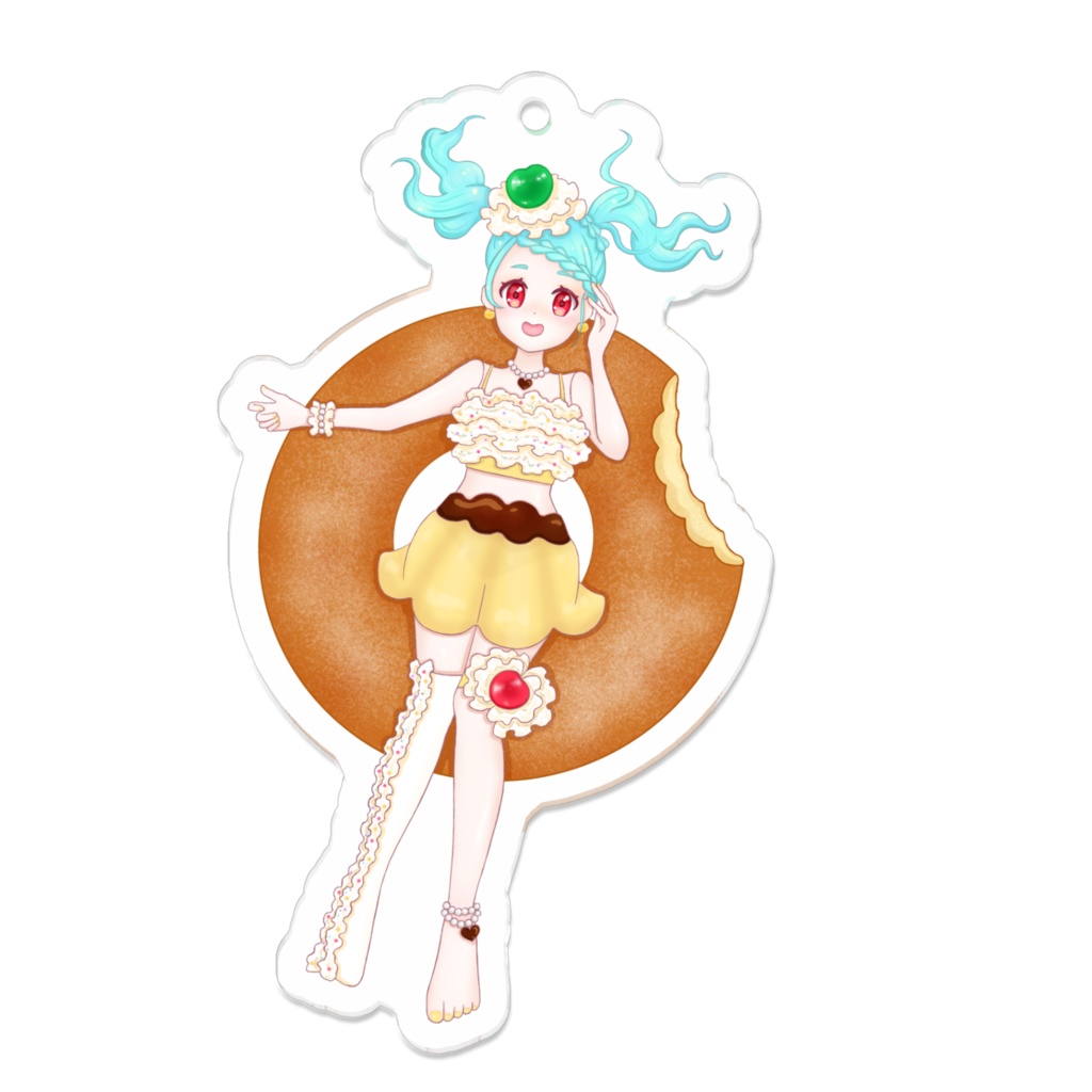 アクリルキーホルダー プリンの水着