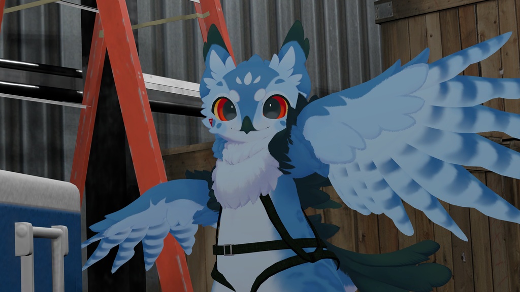 【アンシア・グリフォネット専用】フルハーネス衣装【VRChat】