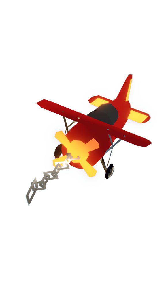 揺れる飛行機