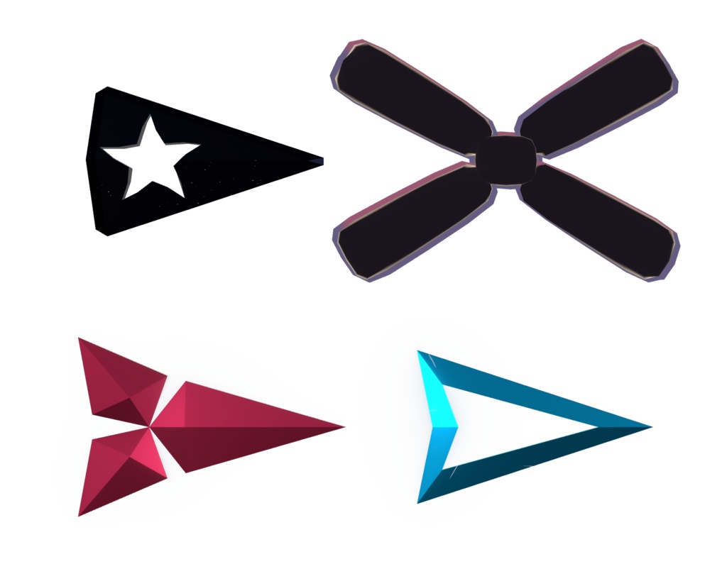 ヘアアクセサリー4点セット