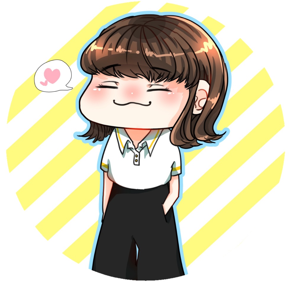 妹イラスト缶バッチ