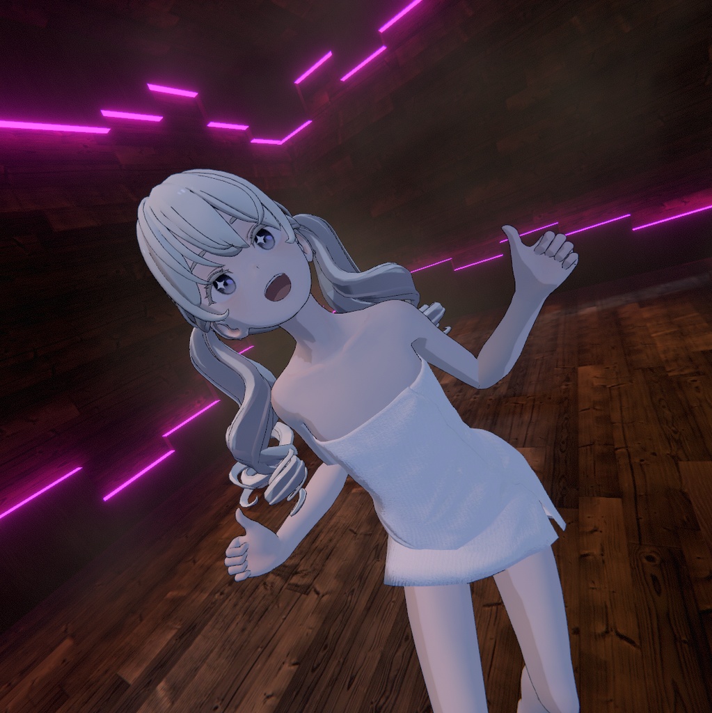 『バスタオル』グルス対応衣装、おまけシェイプキー付き