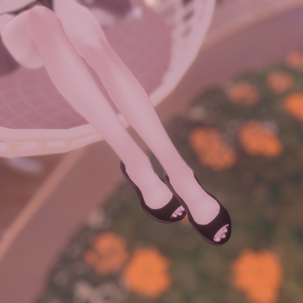 無料配布あり!ルーナリット,リーファ等『Open Toe High Heels』VRChat
