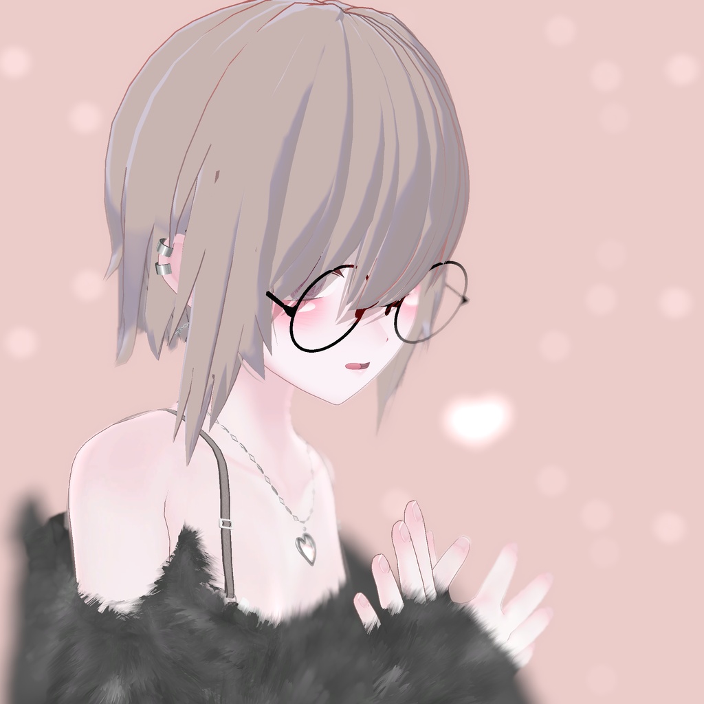 『Lace up off shoulder レースアップオフショルダー』複数アバター対応衣装