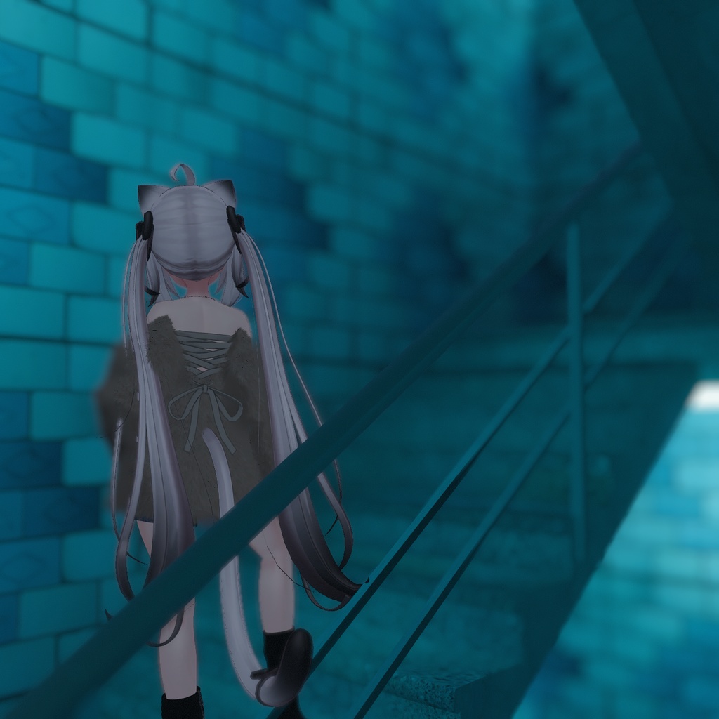 『Lace up off shoulder レースアップオフショルダー』複数アバター対応衣装