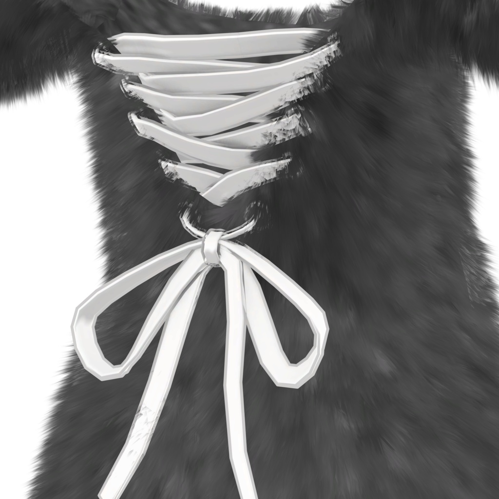 『Lace up off shoulder レースアップオフショルダー』複数アバター対応衣装