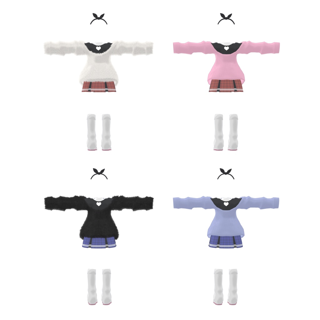 『Idol Uniform アイドルユニフォーム』複数アバター対応衣装