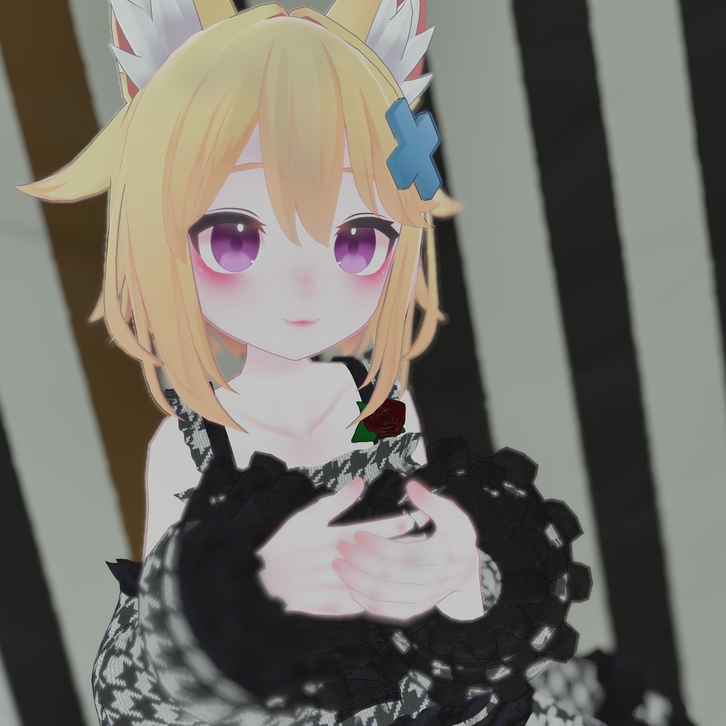 『Fishtail Frill Dress フィッシュテールフリルドレス』複数アバター対応衣装