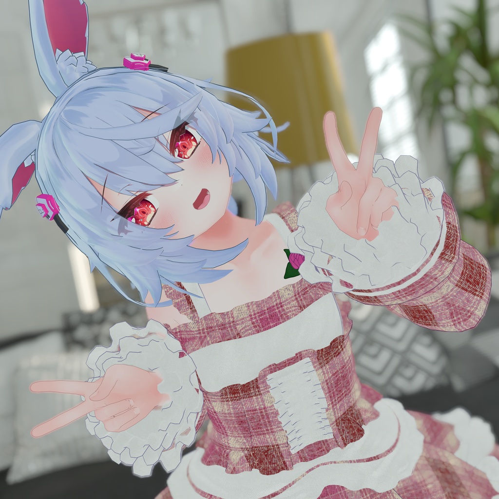 『Fishtail Frill Dress フィッシュテールフリルドレス』複数アバター対応衣装