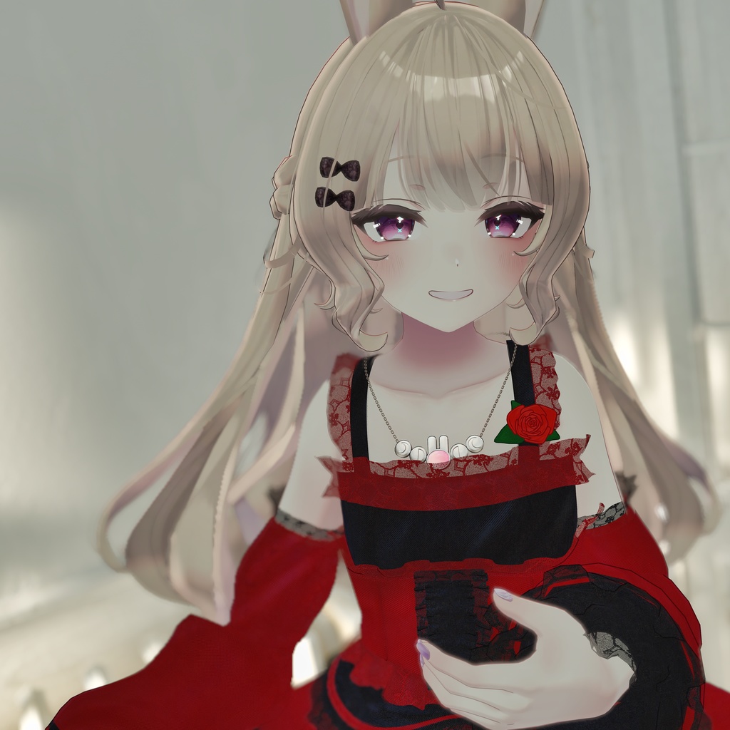 『Fishtail Frill Dress フィッシュテールフリルドレス』複数アバター対応衣装