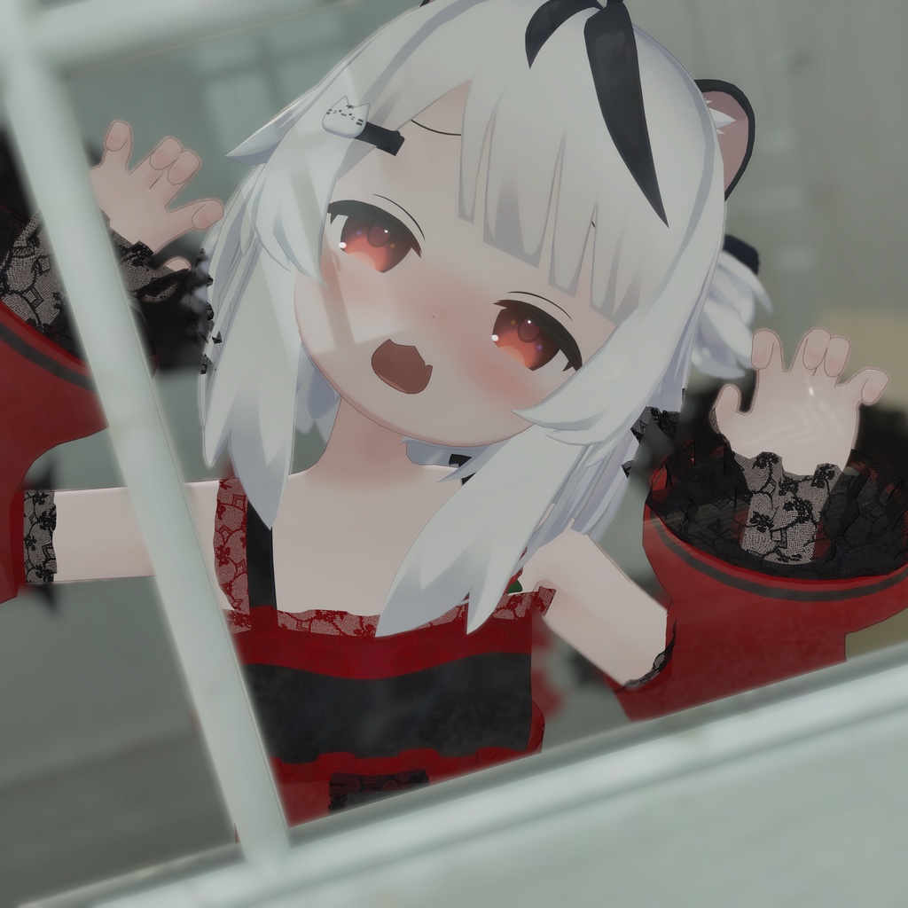 『Fishtail Frill Dress フィッシュテールフリルドレス』複数アバター対応衣装