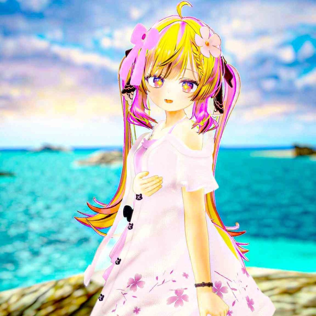 『おおかみっこワンピ』複数アバター対応衣装