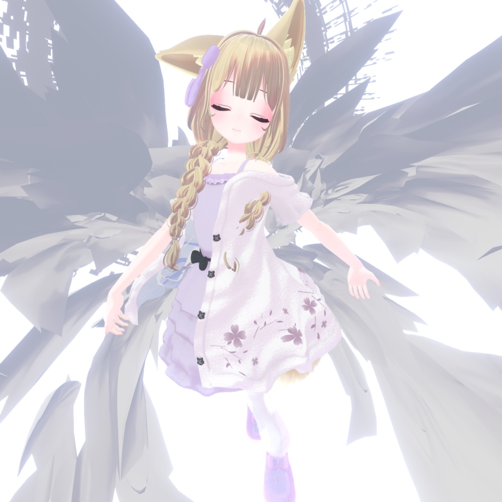 『おおかみっこワンピ』複数アバター対応衣装