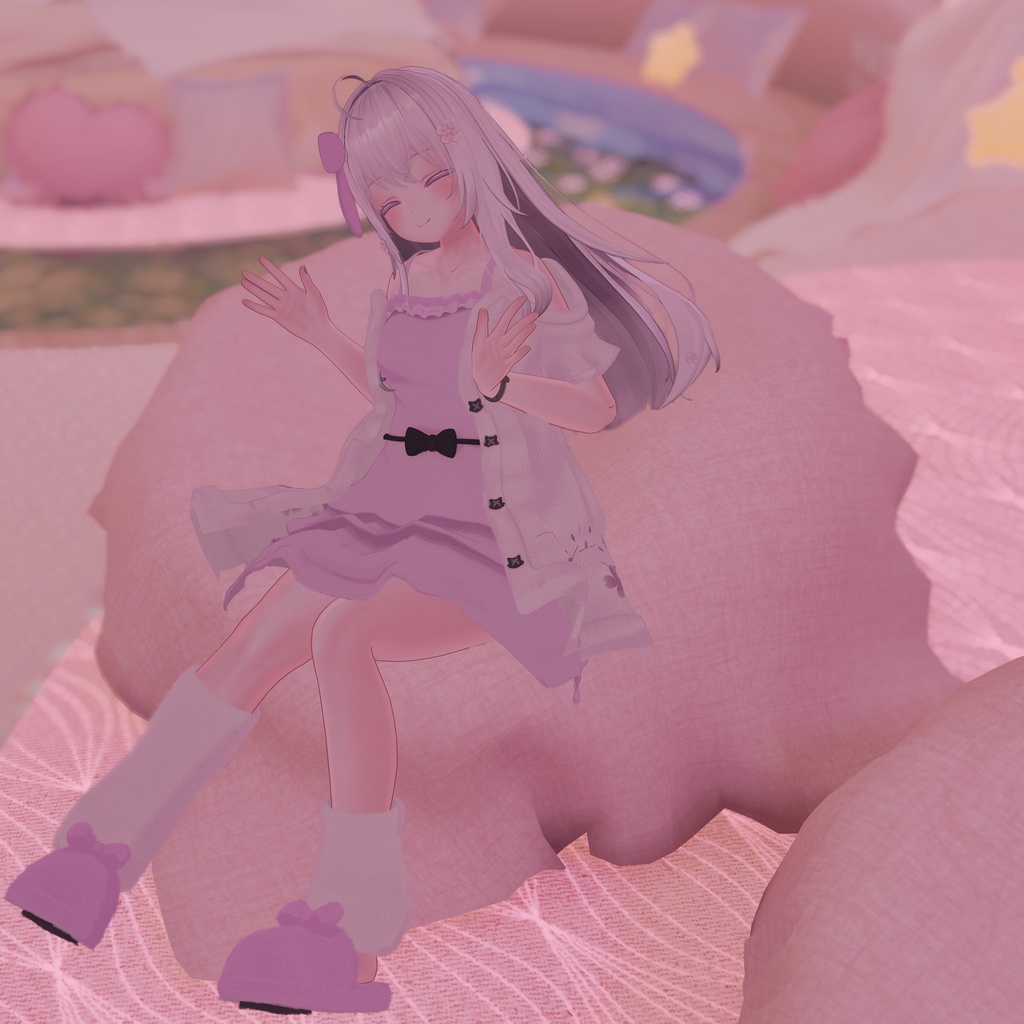 『おおかみっこワンピ』複数アバター対応衣装