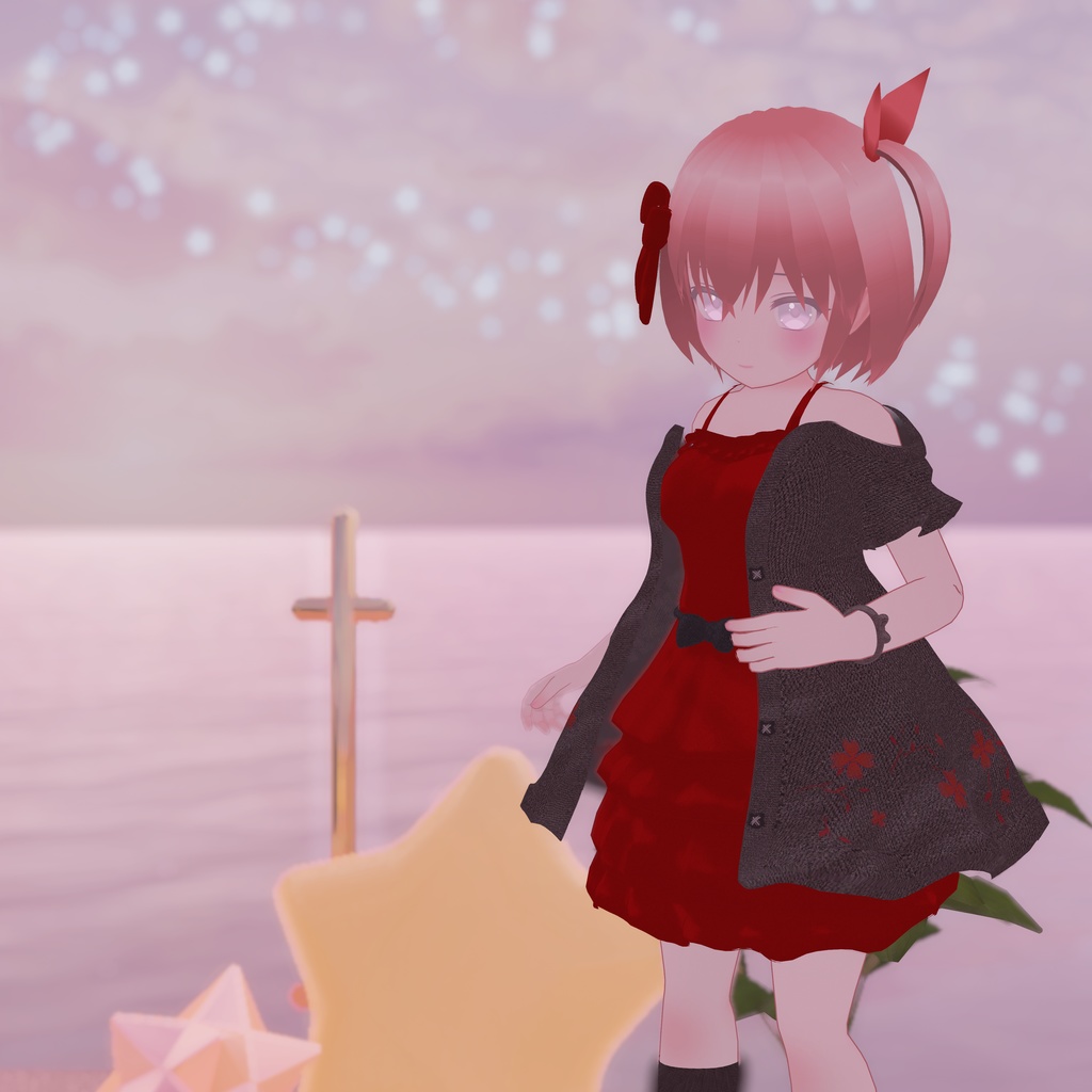 『おおかみっこワンピ』複数アバター対応衣装