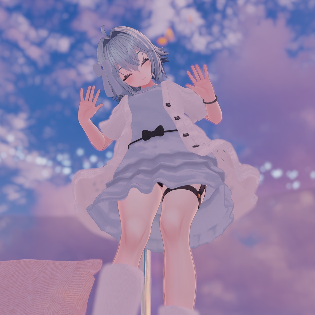 『おおかみっこワンピ』複数アバター対応衣装