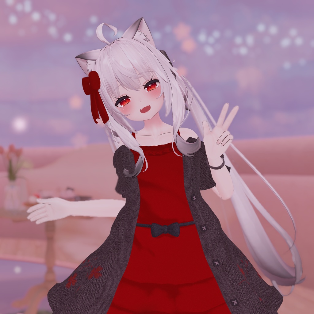 『おおかみっこワンピ』複数アバター対応衣装