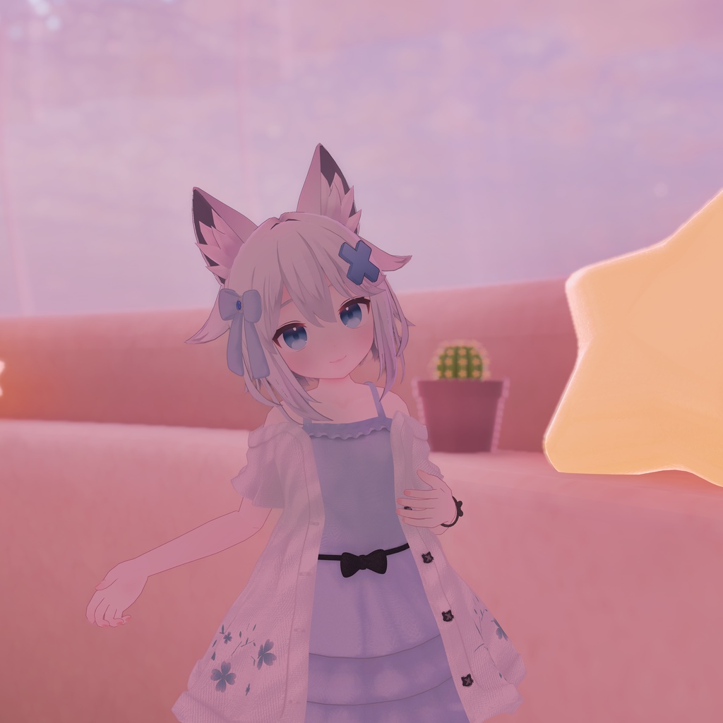 『おおかみっこワンピ』複数アバター対応衣装