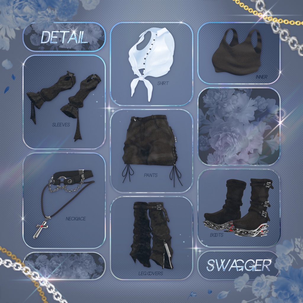 『Swagger スワガー』複数アバター対応衣装