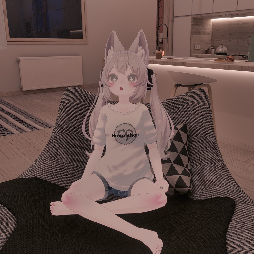 カリンちゃん用『CP-Tshirt』あまとうさぎ【VRChat】