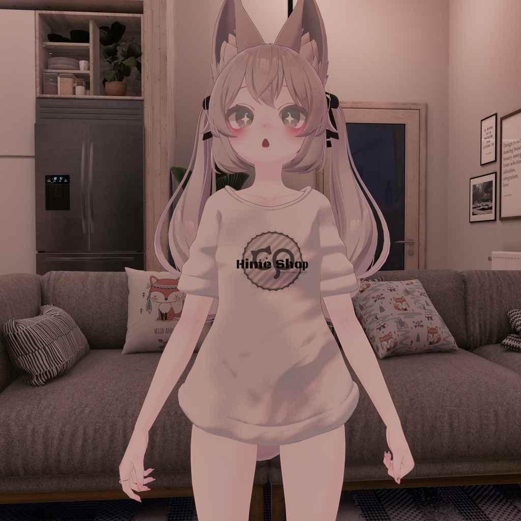 カリンちゃん用『CP-Tshirt』あまとうさぎ【VRChat】