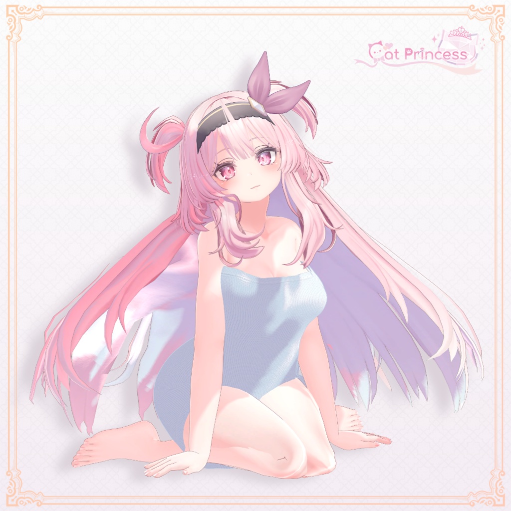 『バスタオル改』"MA対応おまけシェイプキー付き" 複数アバター対応衣装