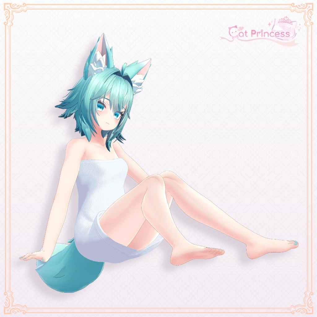 『バスタオル改』"MA対応おまけシェイプキー付き" 複数アバター対応衣装