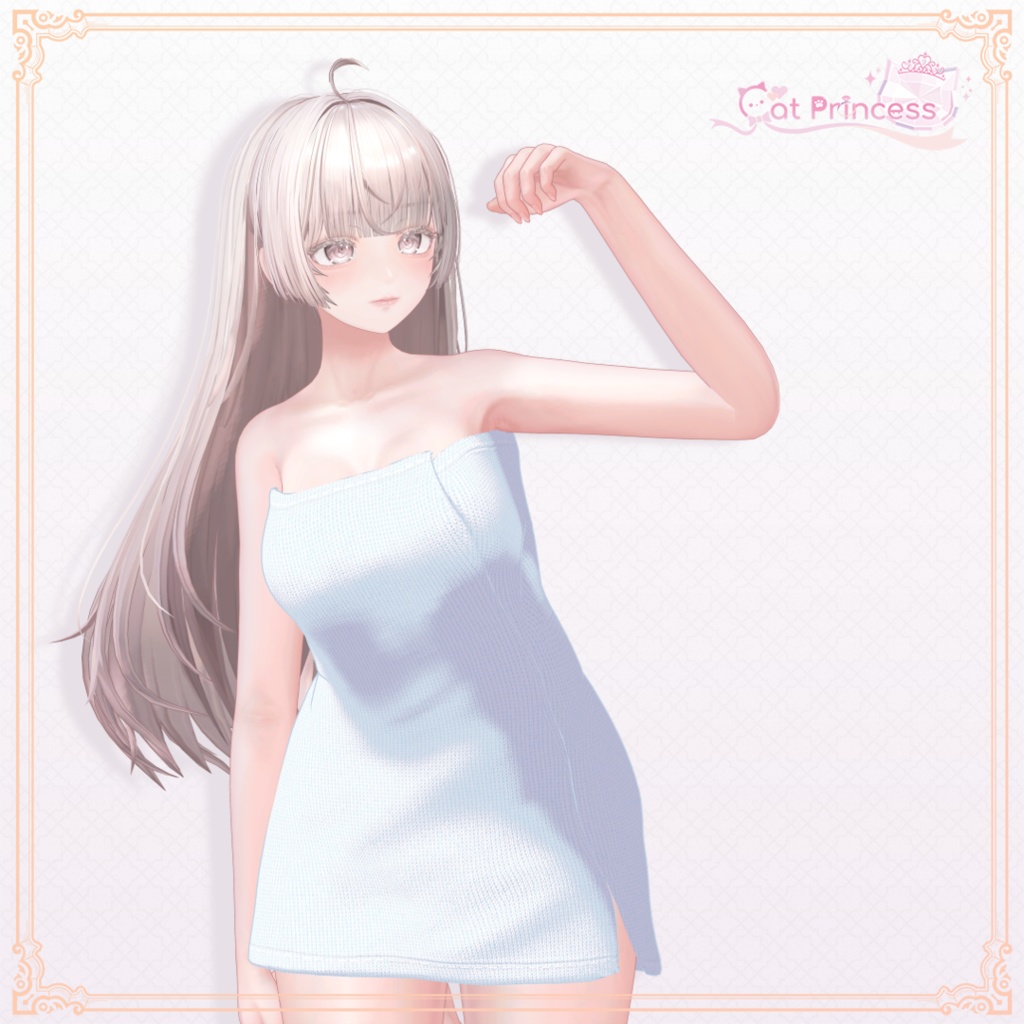 『バスタオル改』"MA対応おまけシェイプキー付き" 複数アバター対応衣装