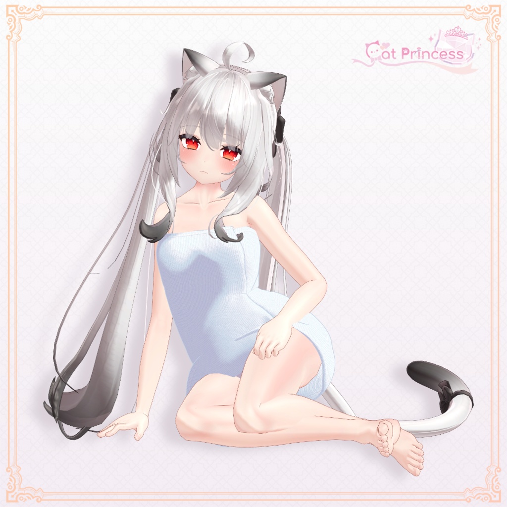 『バスタオル改』"MA対応おまけシェイプキー付き" 複数アバター対応衣装