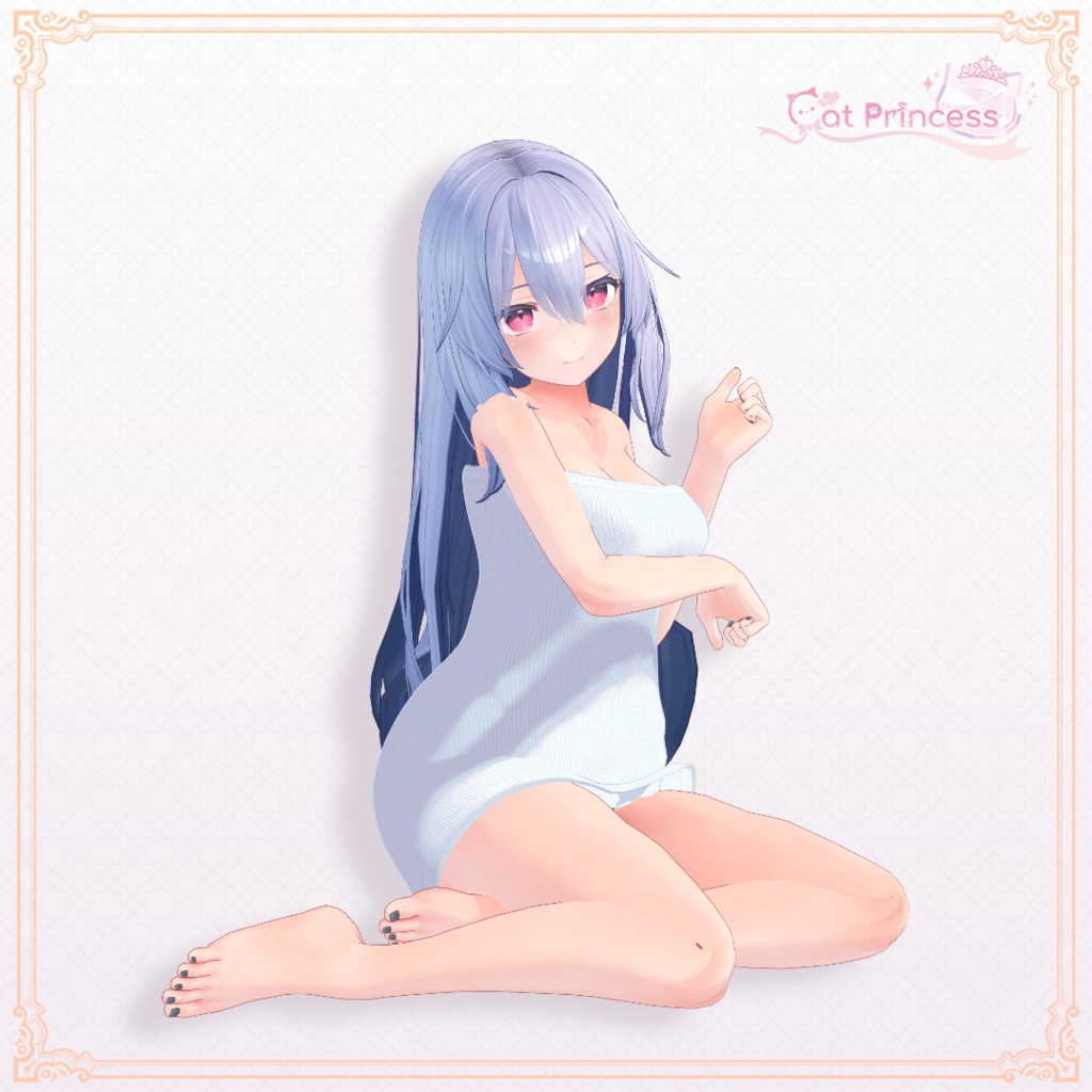 『バスタオル改』"MA対応おまけシェイプキー付き" 複数アバター対応衣装