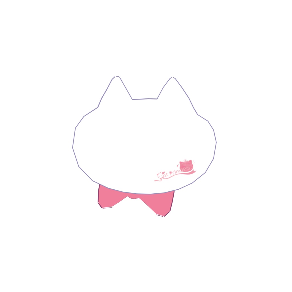 無料!髪飾り『CatPrincessCat』【VRChat】