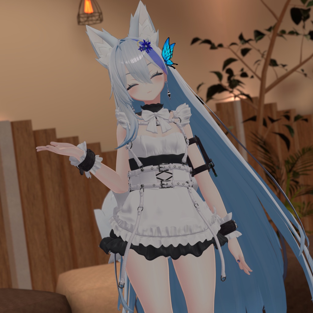 『CombatMaidDress コンバットメイドドレス』複数アバター対応衣装