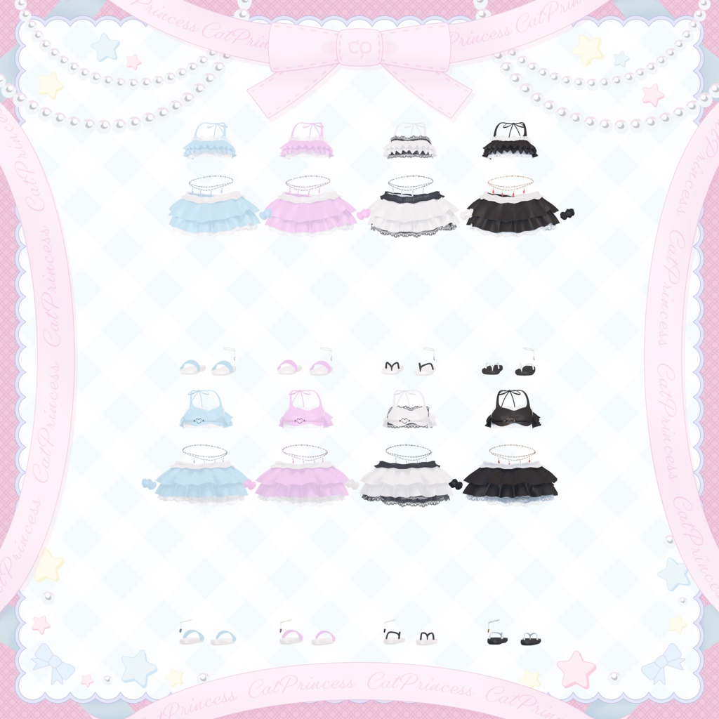 あまとうさぎ&ももね対応衣装『普通のフリル水着』