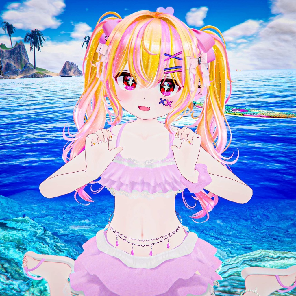 あまとうさぎ&ももね対応衣装『普通のフリル水着』