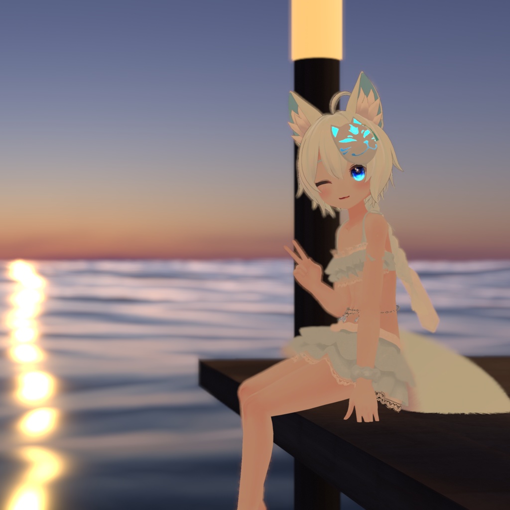 あまとうさぎ&ももね対応衣装『普通のフリル水着』