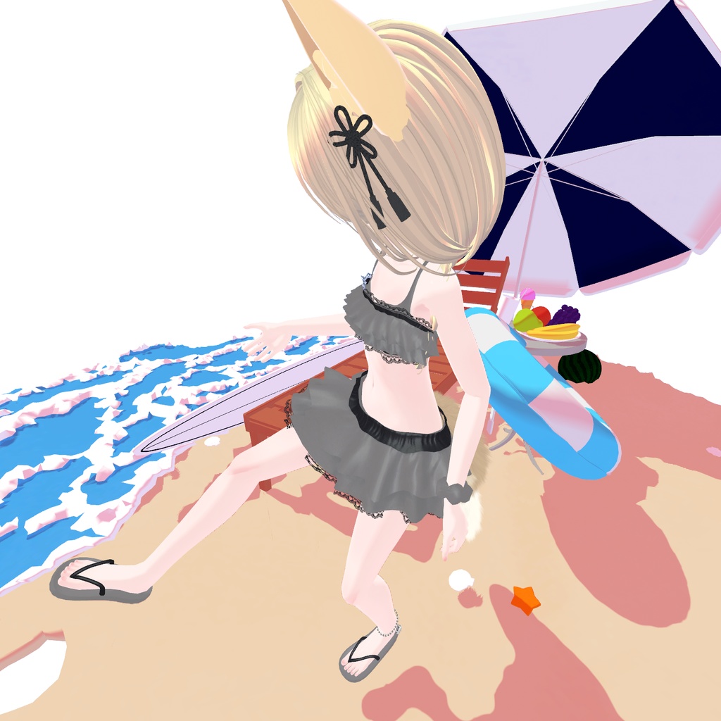 あまとうさぎ&ももね対応衣装『普通のフリル水着』