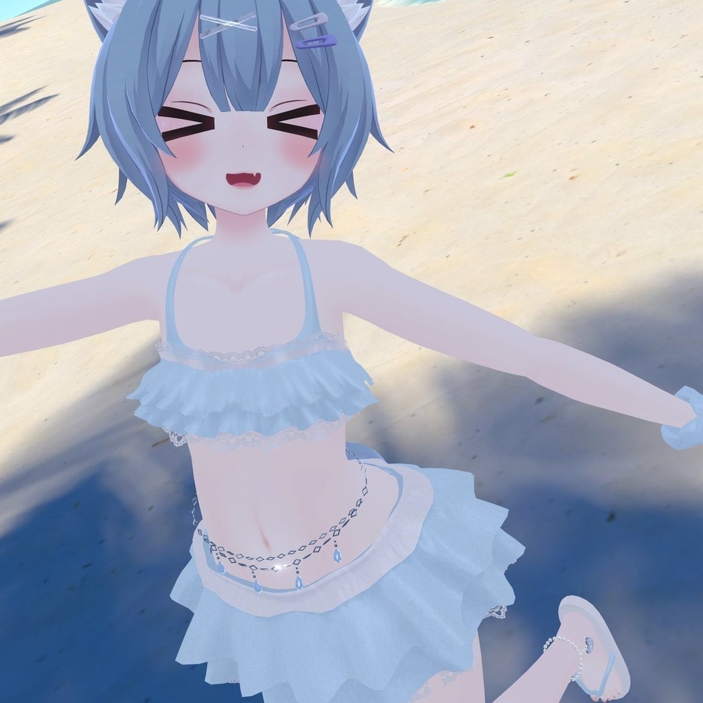 あまとうさぎ&ももね対応衣装『普通のフリル水着』